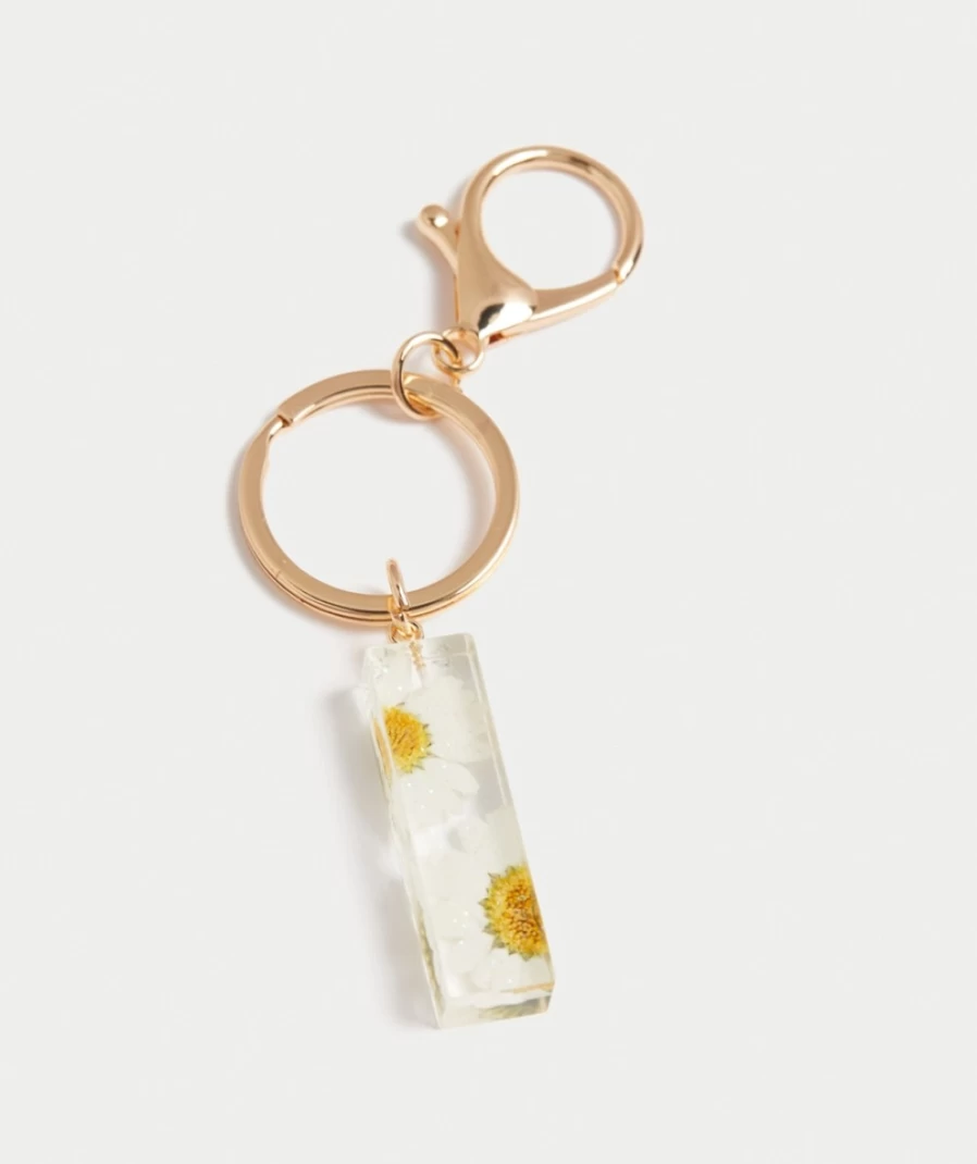 Sportsgirl Women's Floral Alphabet Keyring - Stylish Letter Charm Gift for Her
