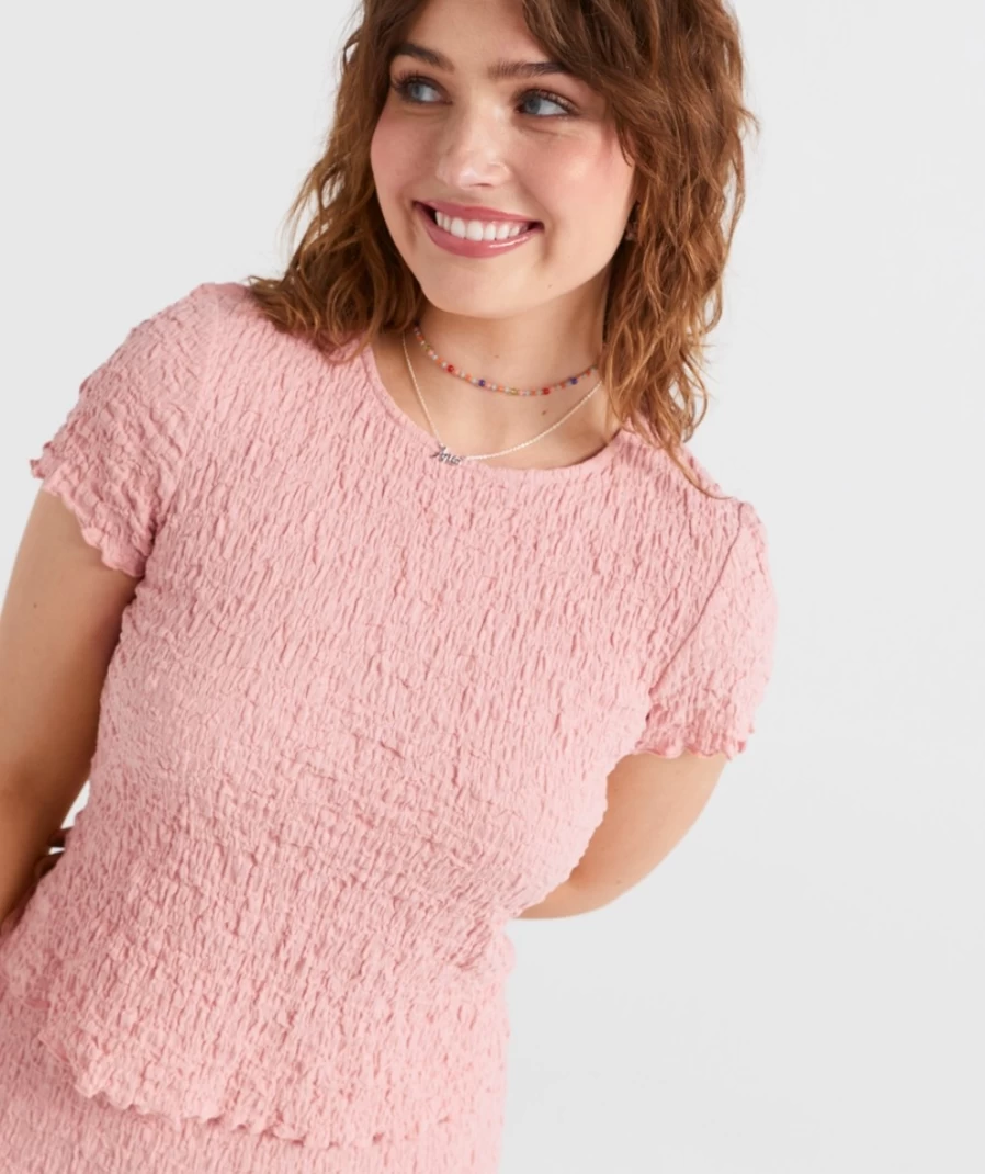 Sportsgirl Women's Sofia Textured Top - Stylish Casual Blouse for Everyday Wear