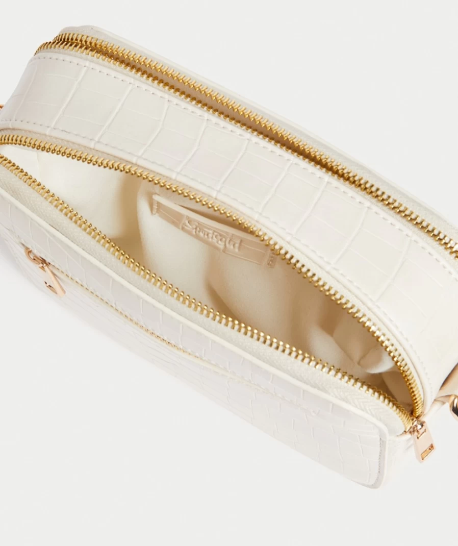 Sportsgirl Women's Bone Gemma Camera Crossbody Bag Fashion Shoulder Purse