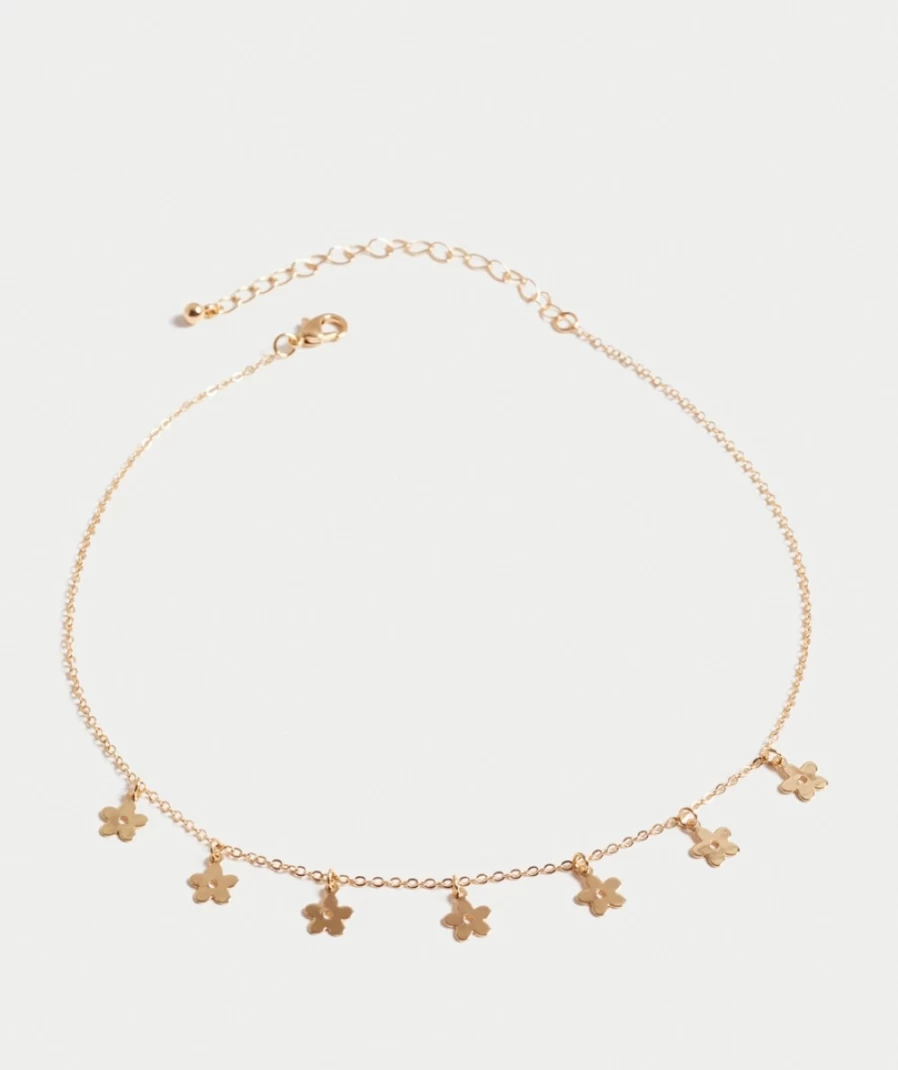 Gold Daisy Chain Choker Necklace for Women | Sportsgirl Fashion Jewelry