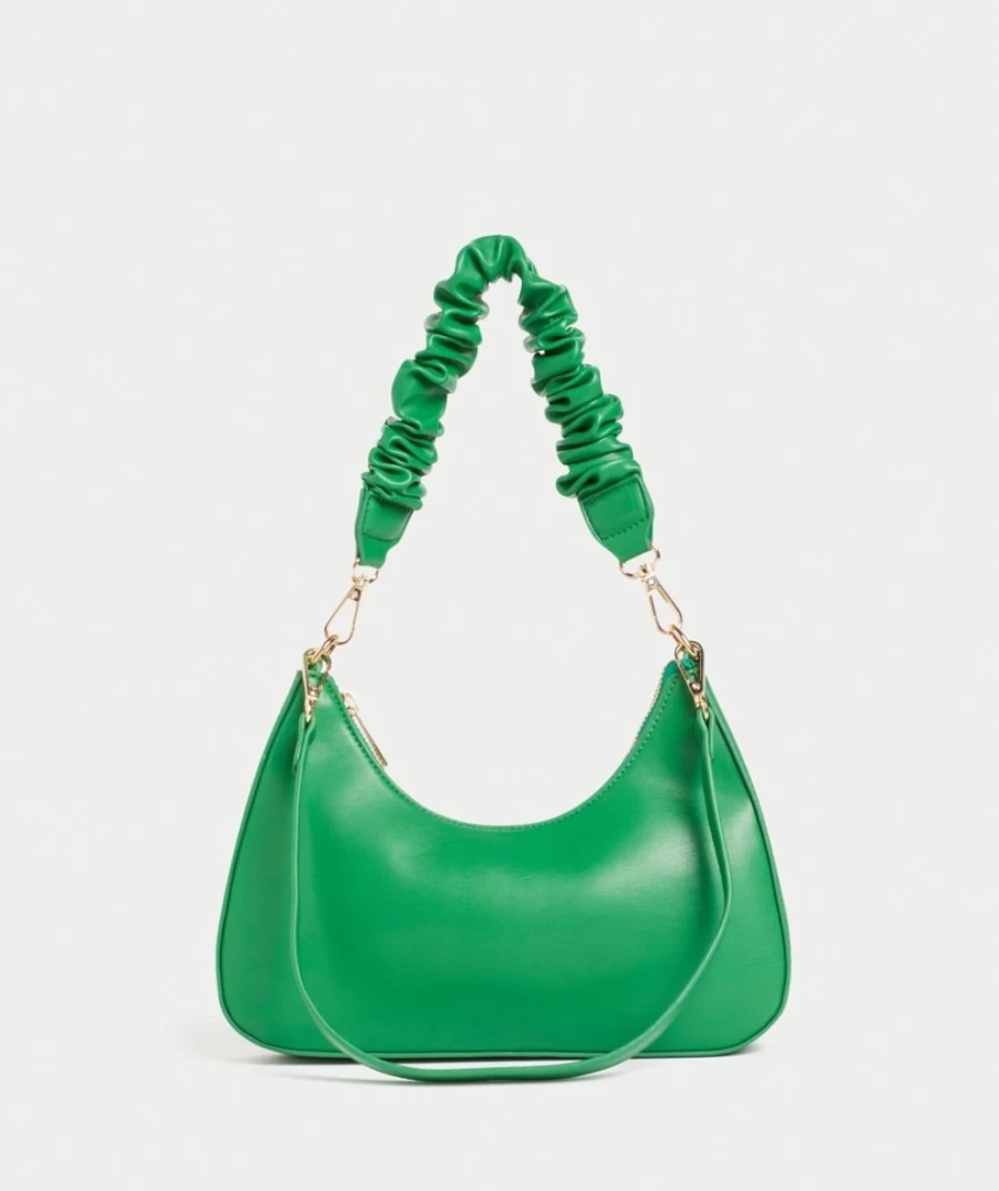 Sportsgirl Women's Green Sadie Scrunch Shoulder Bag
