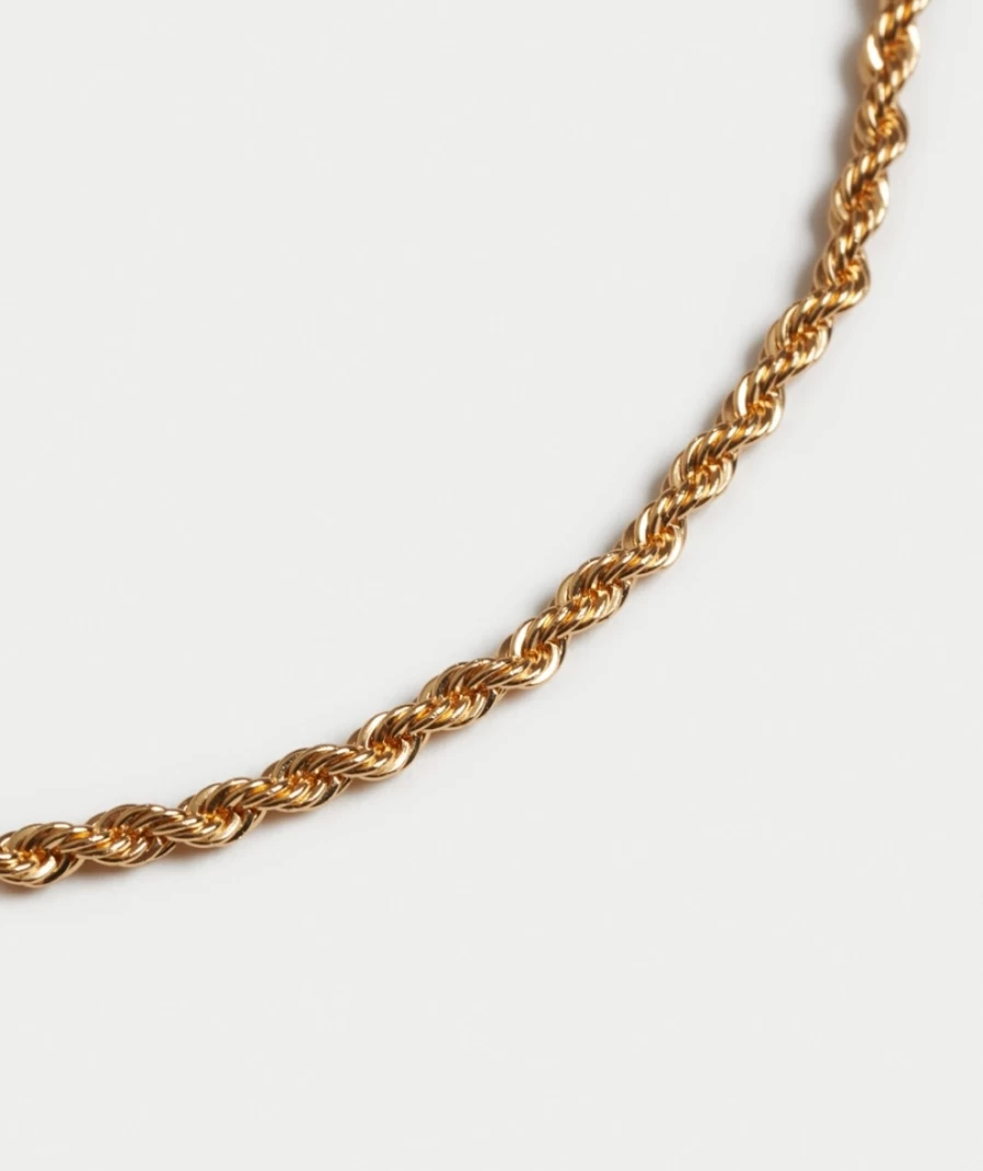 Sportsgirl Gold Plated Rope Necklace for Women