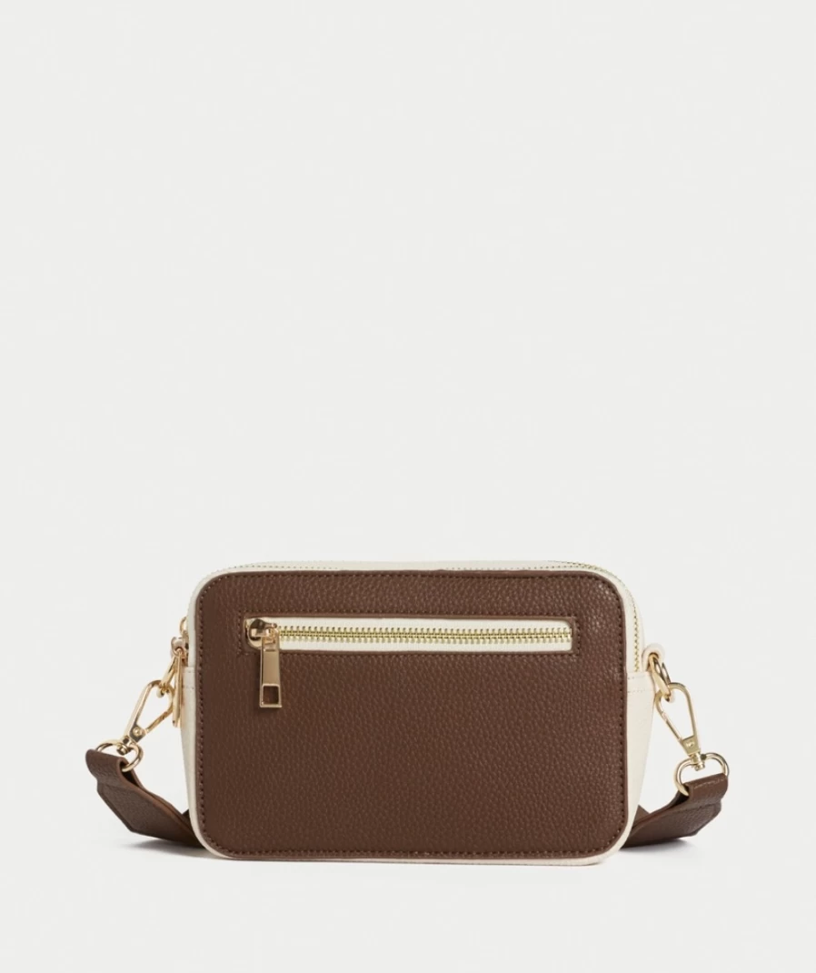 Sportsgirl Women's Chocolate Dillon Splice Camera Bag