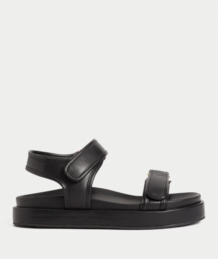 Women's Black Maya Sandal by Sportsgirl – Stylish & Comfortable Footwear