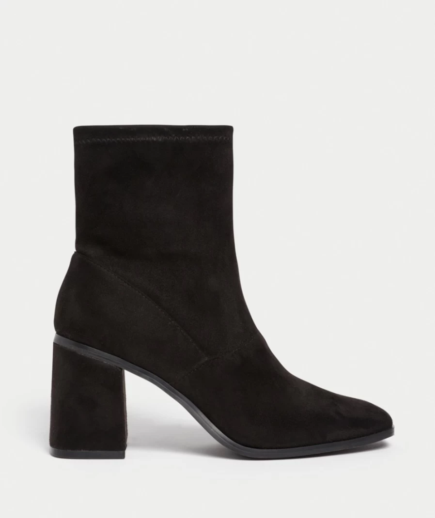 Women's Black Remi Sock Boots by Sportsgirl - Stylish Ankle Boots for Everyday Wear