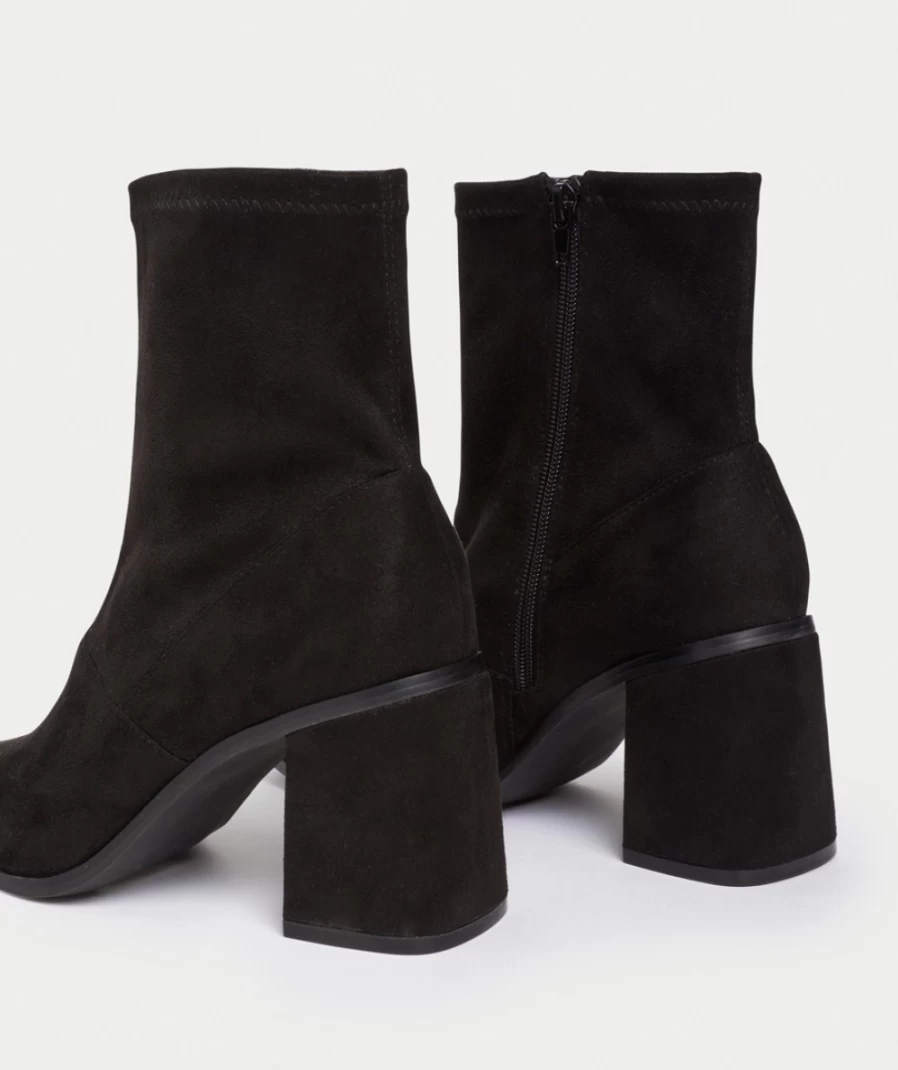 Women's Black Remi Sock Boots by Sportsgirl - Stylish Ankle Boots for Everyday Wear