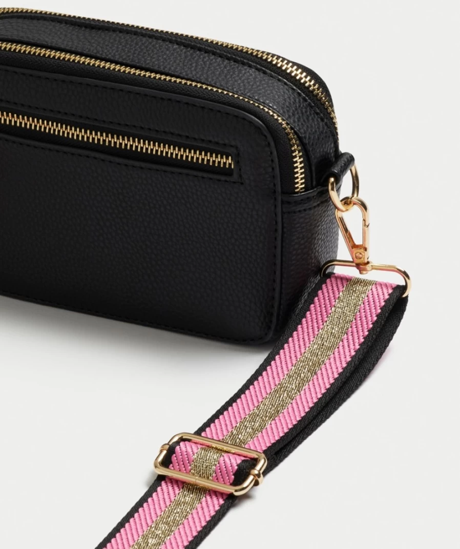 Pink Glitter Webbing Strap for Women by Sportsgirl - Fashion Accessory