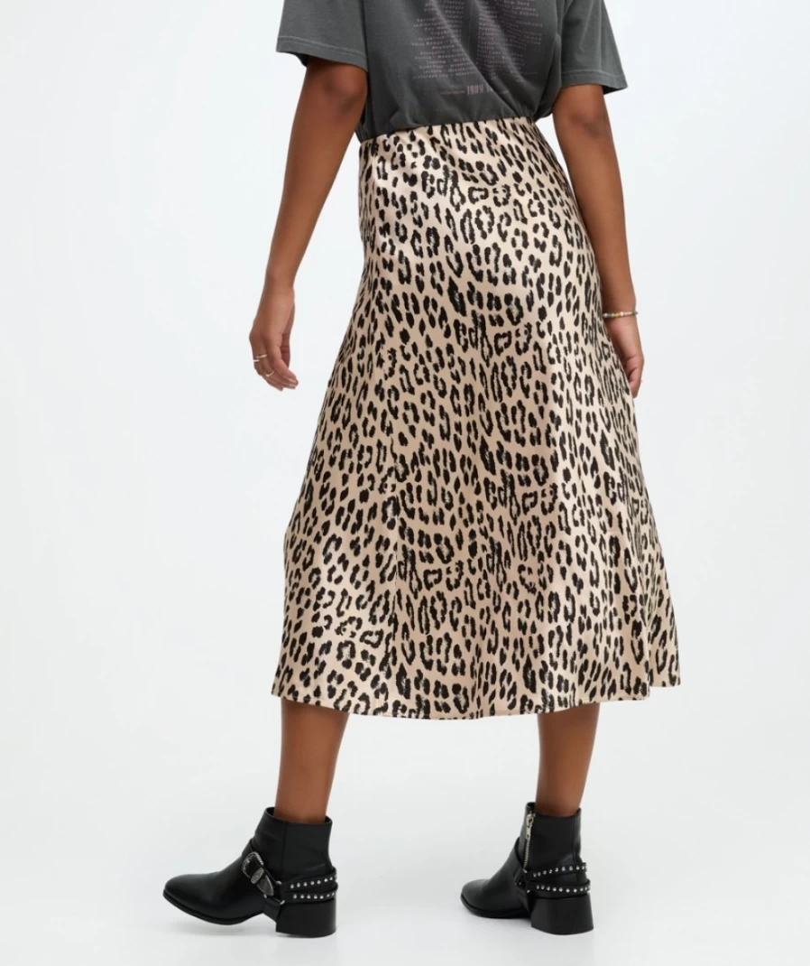 Sportsgirl Women's Daria Satin Bias-Cut Midi Skirt - Elegant High-Waisted Slip Skirt for Women
