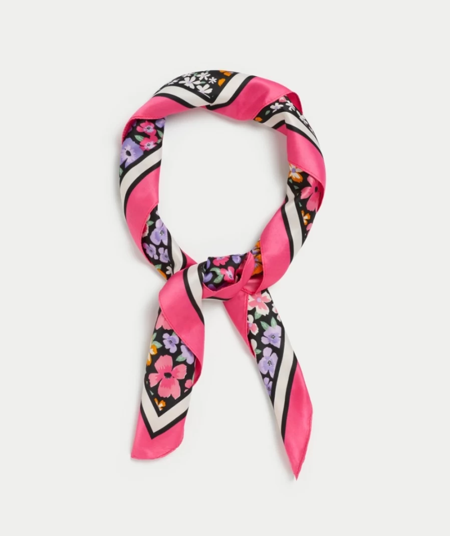 "Sportsgirl Women's Multi-Color Ditsy Garden Print Satin Scarf"