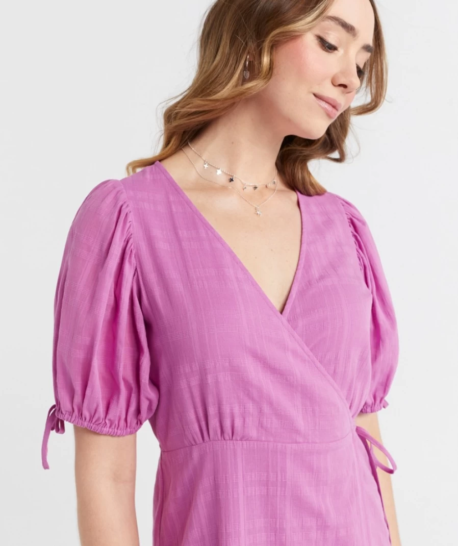 Sportsgirl Women's Orchid Darcy Wrap Midi Dress
