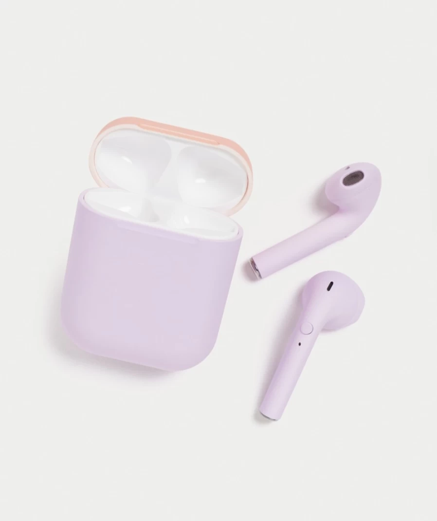 "Sportsgirl Lilac Bluetooth Earphones for Women - Two-Tone Wireless Headphones"