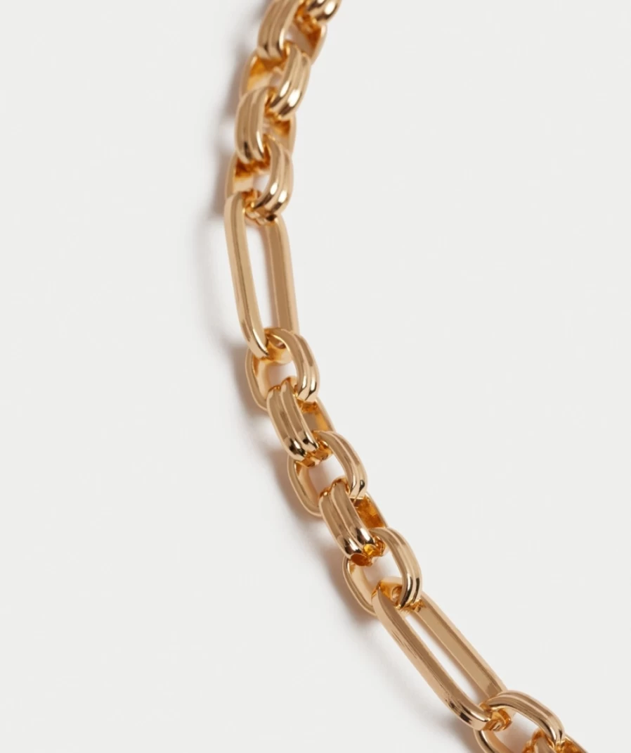 Sportsgirl Women's Gold Oval Chunky Chain Necklace