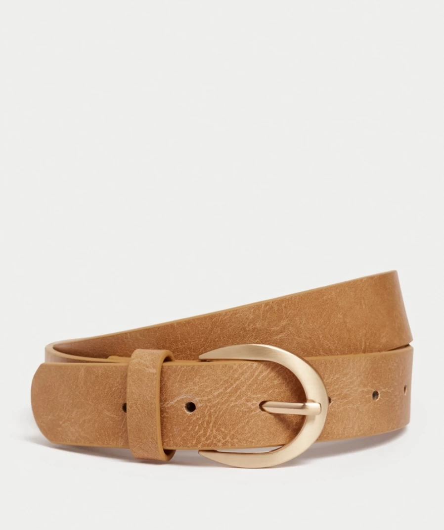 Sportsgirl Women's Tan Willow Belt - Stylish & Comfortable Waist Accessory