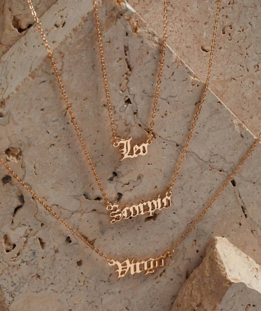 Gold Plated Zodiac Star Sign Necklace for Women | Sportsgirl Fashion Jewelry