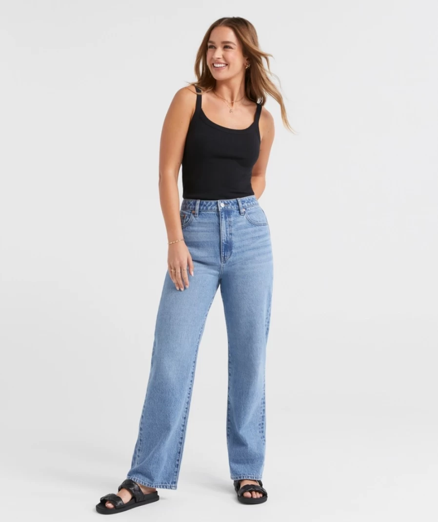 Sportsgirl Women's Marine Classic Straight Leg Jeans