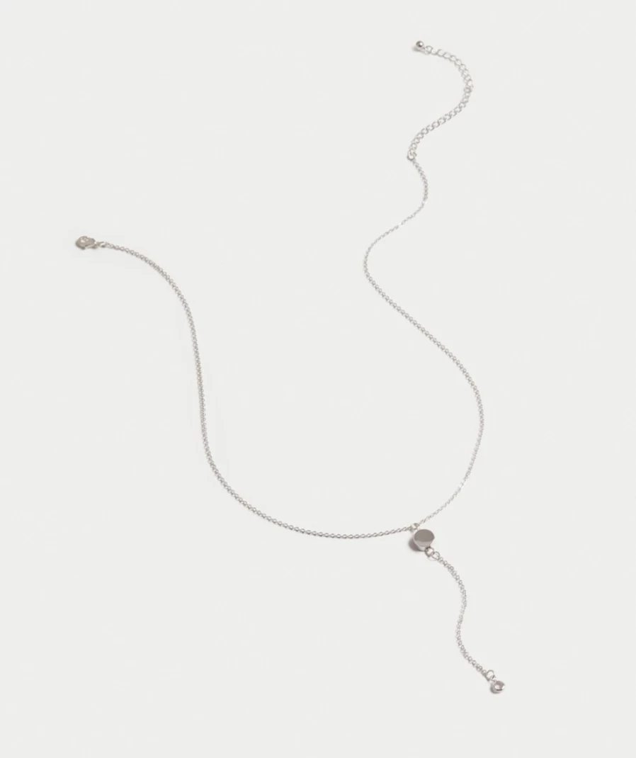 Sportsgirl Women's Silver Y Drop Necklace - Elegant Dangling Y-Chain Pendant