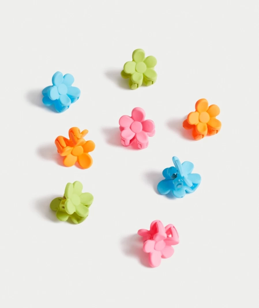 "Sportsgirl Women's Multi Color Summertime Flower Hair Claw Clip Pack"