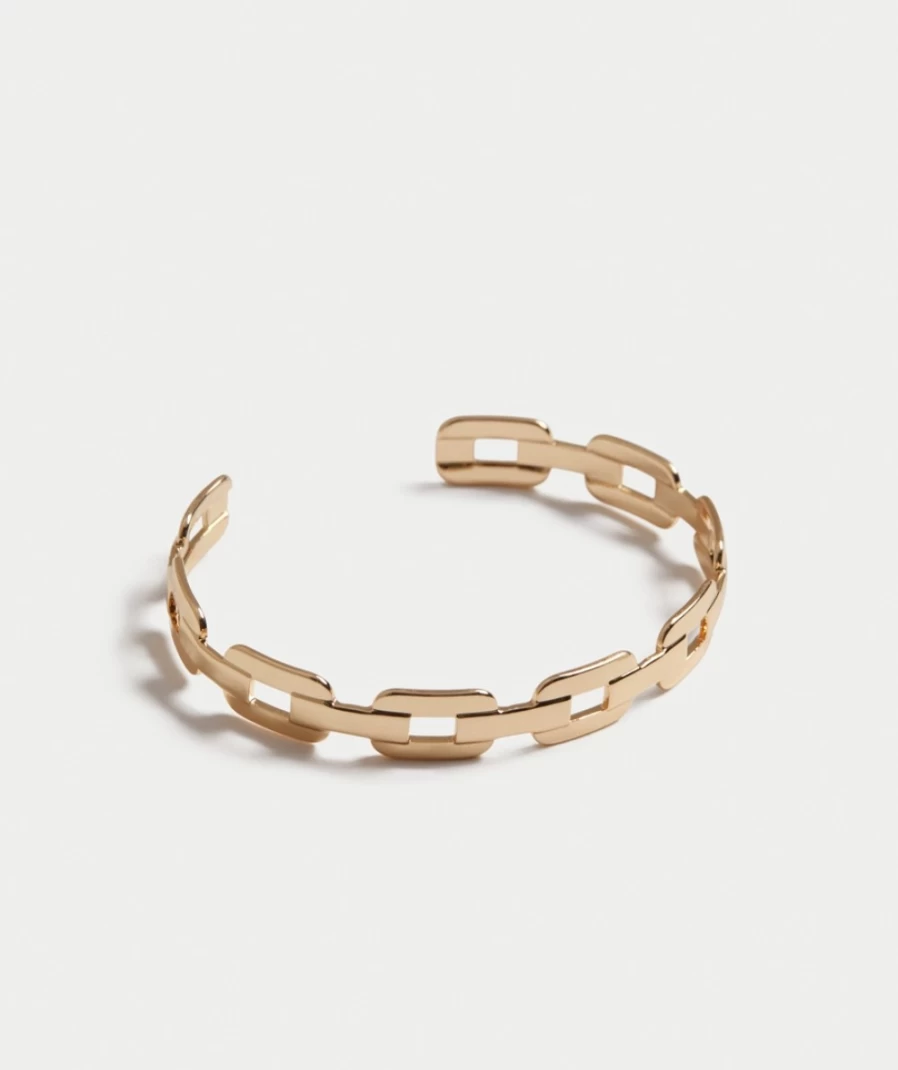 Sportsgirl Gold Plated Chain Bangle for Women - Elegant Fashion Jewelry