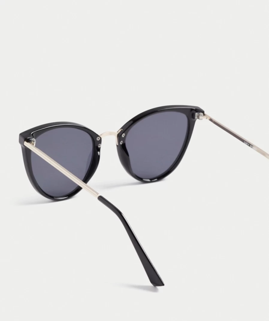 Sportsgirl Women's Black Lucy Sunglasses - Classic Aviator Style for Everyday Wear