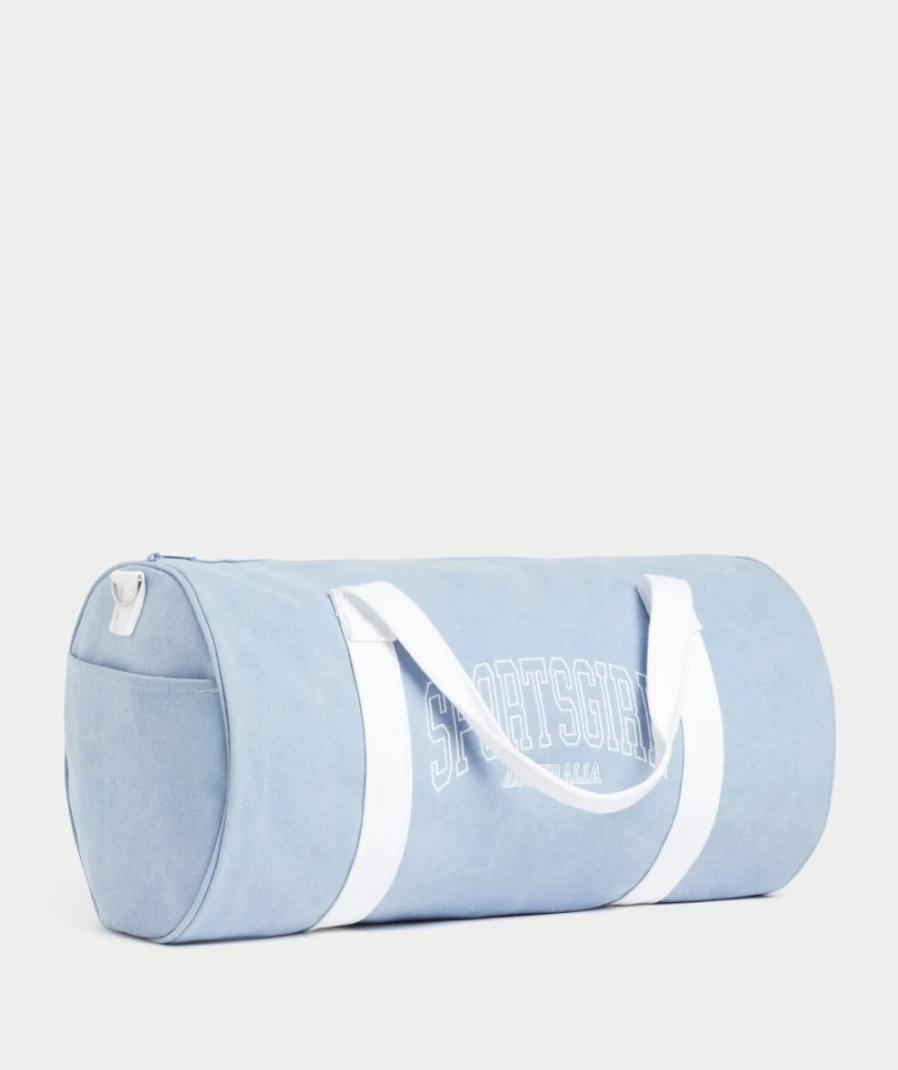 "Sportsgirl Women's Light Denim Collegiate Rewind Duffle Bag"