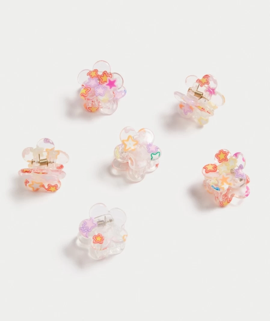 Sportsgirl Women's Multi-Color Starry Flower Hair Clip Pack