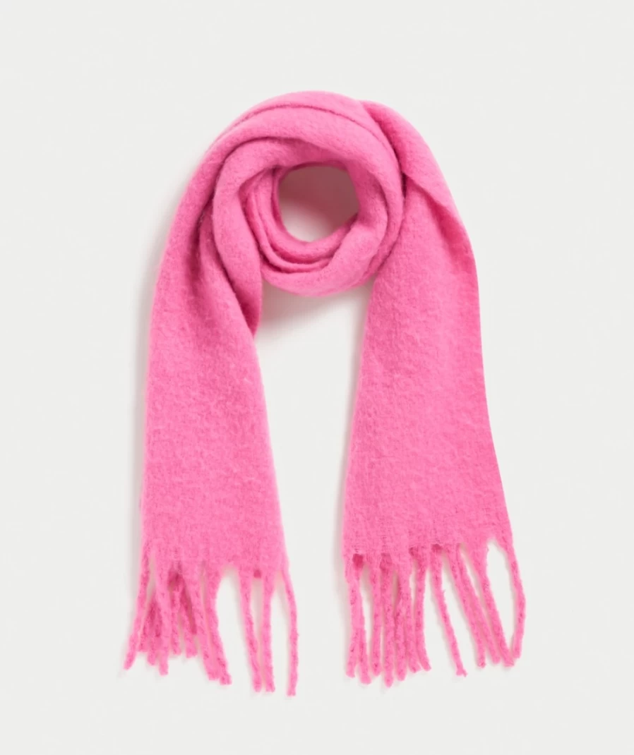 Sportsgirl Women's Bubblegum Gracie Tassel Scarf - Stylish & Soft Fashion Accessory