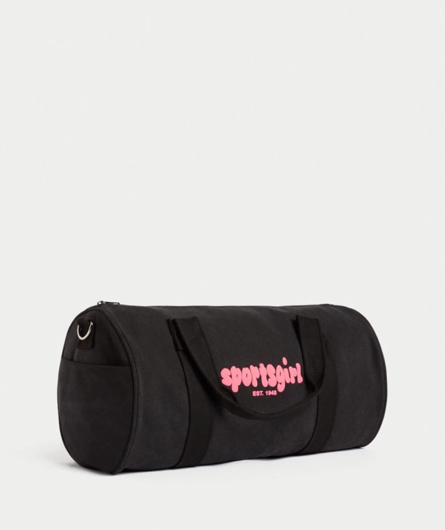 Sportsgirl Women's Mini Rewind Duffle Bag in Washed Black - Compact Travel Tote