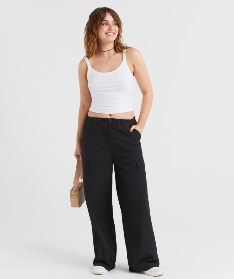 Sportsgirl Women's Lexi Cargo Jogger Pants - Comfortable Casual Streetwear Trousers
