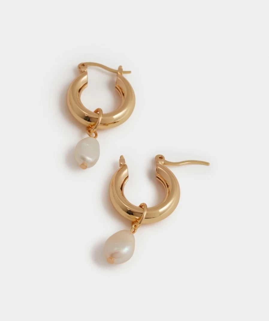 Sportsgirl Gold Plated Freshwater Pearl Earrings for Women