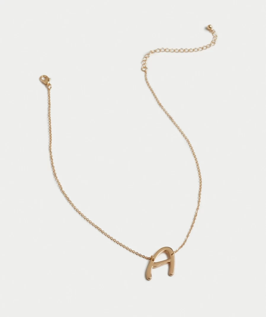 Sportsgirl Gold Dainty Alphabet Necklace for Women - Elegant Initial Pendant