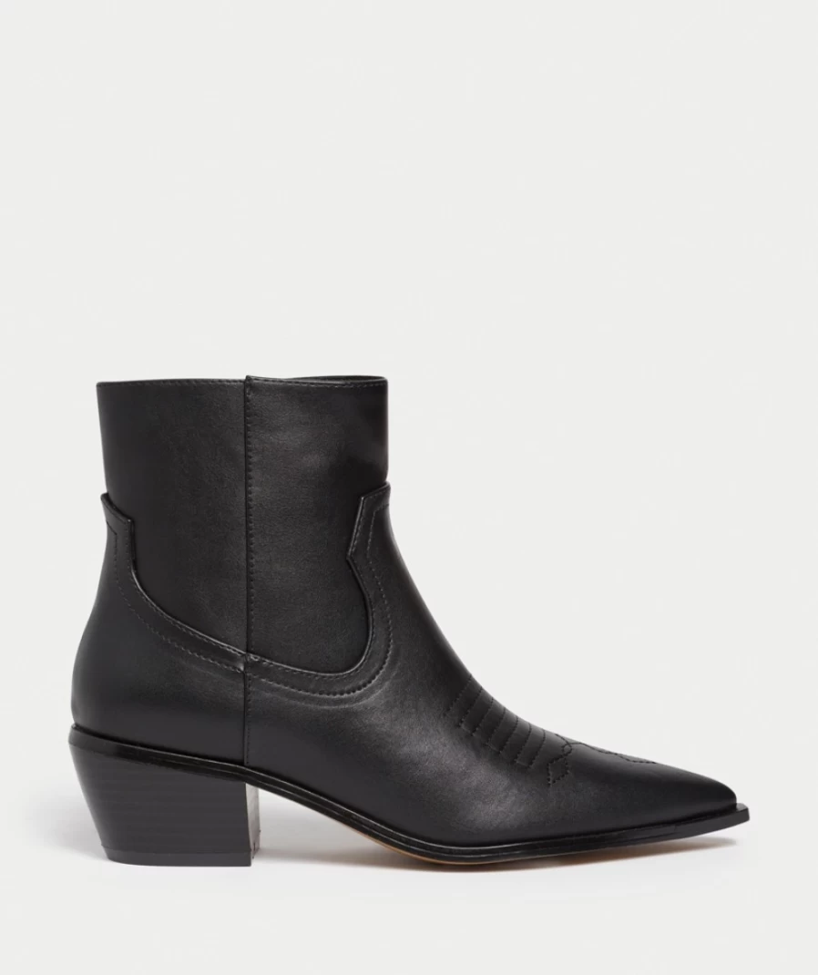 Sportsgirl Women's Black Gwen Western Ankle Boots