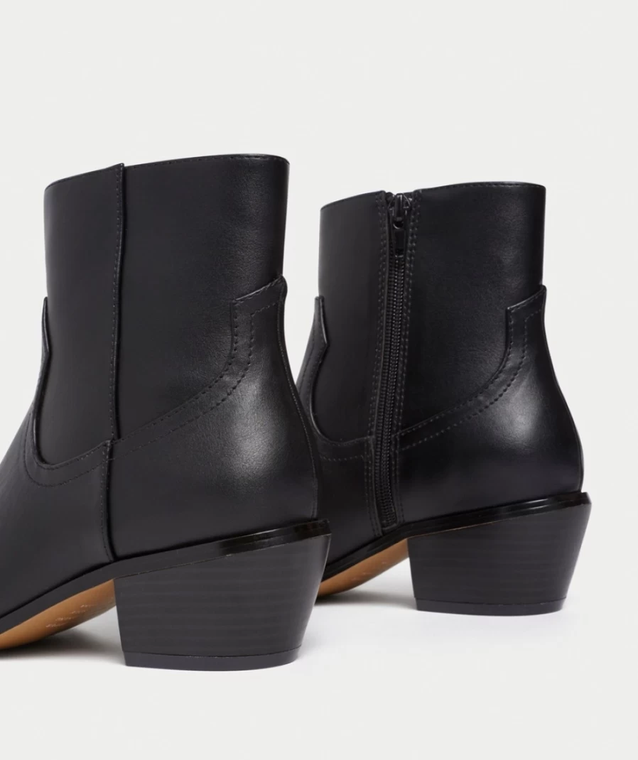Sportsgirl Women's Black Gwen Western Ankle Boots