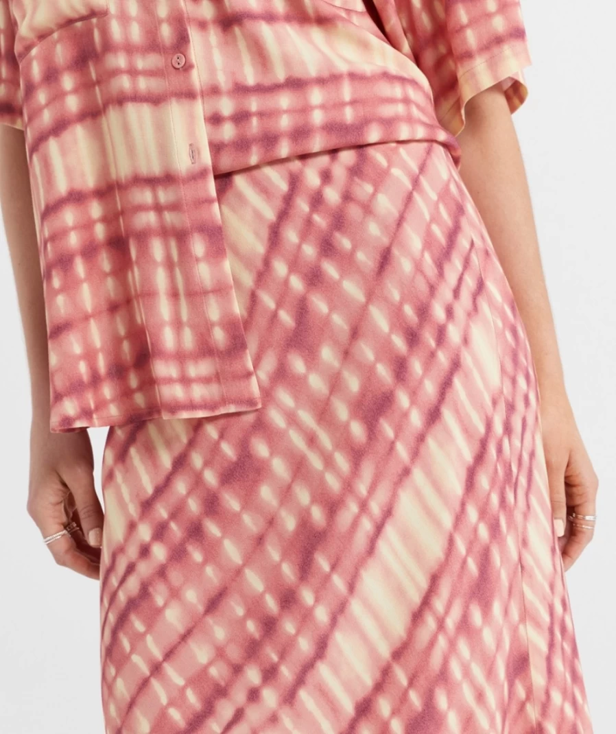 Sportsgirl Women's Harley Crepe Midi Skirt in Multi Color
