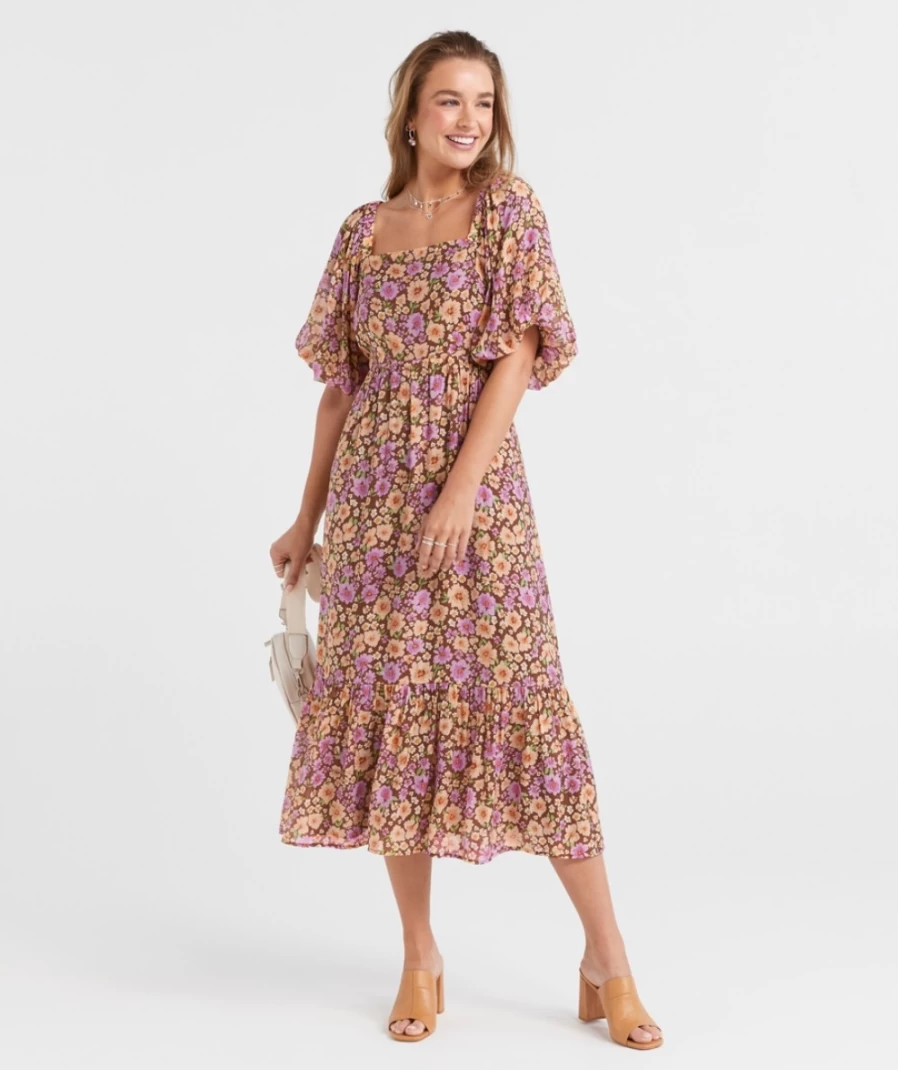 Sportsgirl Women's Floral Printed Adelyn Maxi Dress