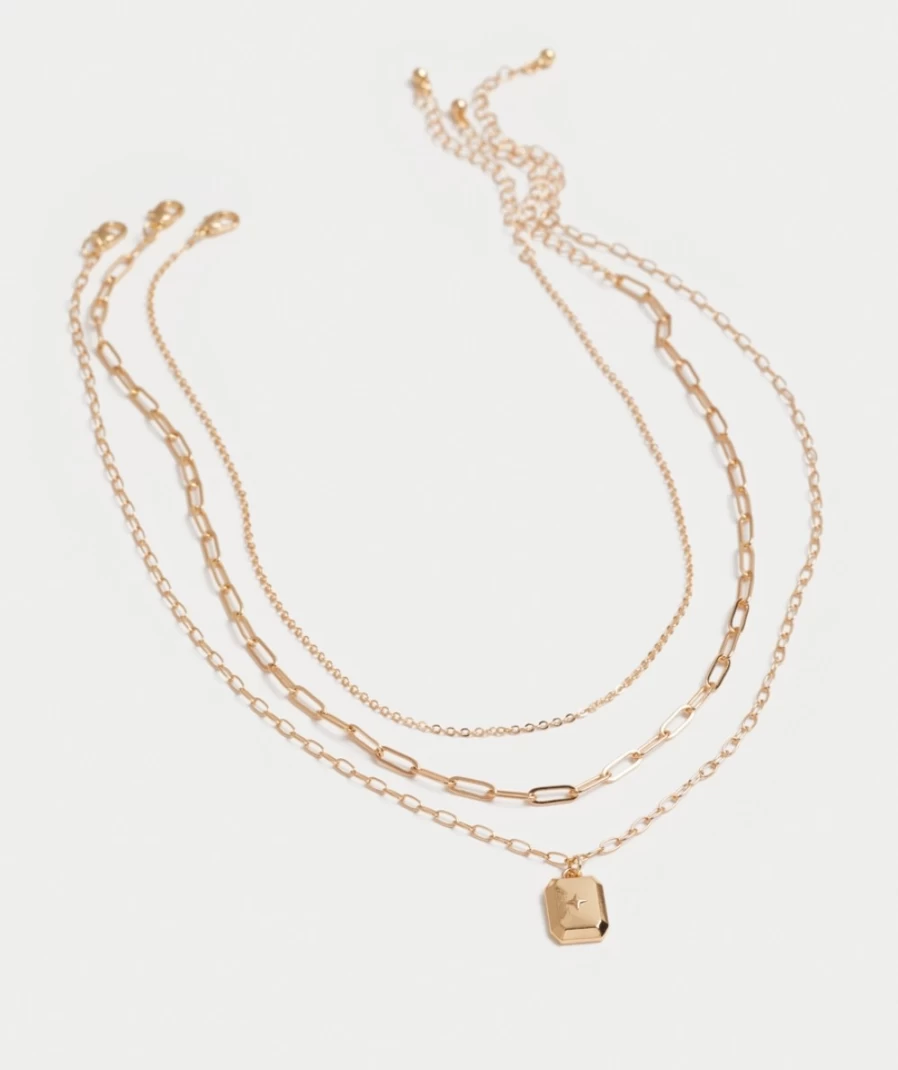 Sportsgirl Women's Gold Minimalist Necklace - Elegant Simple Jewelry
