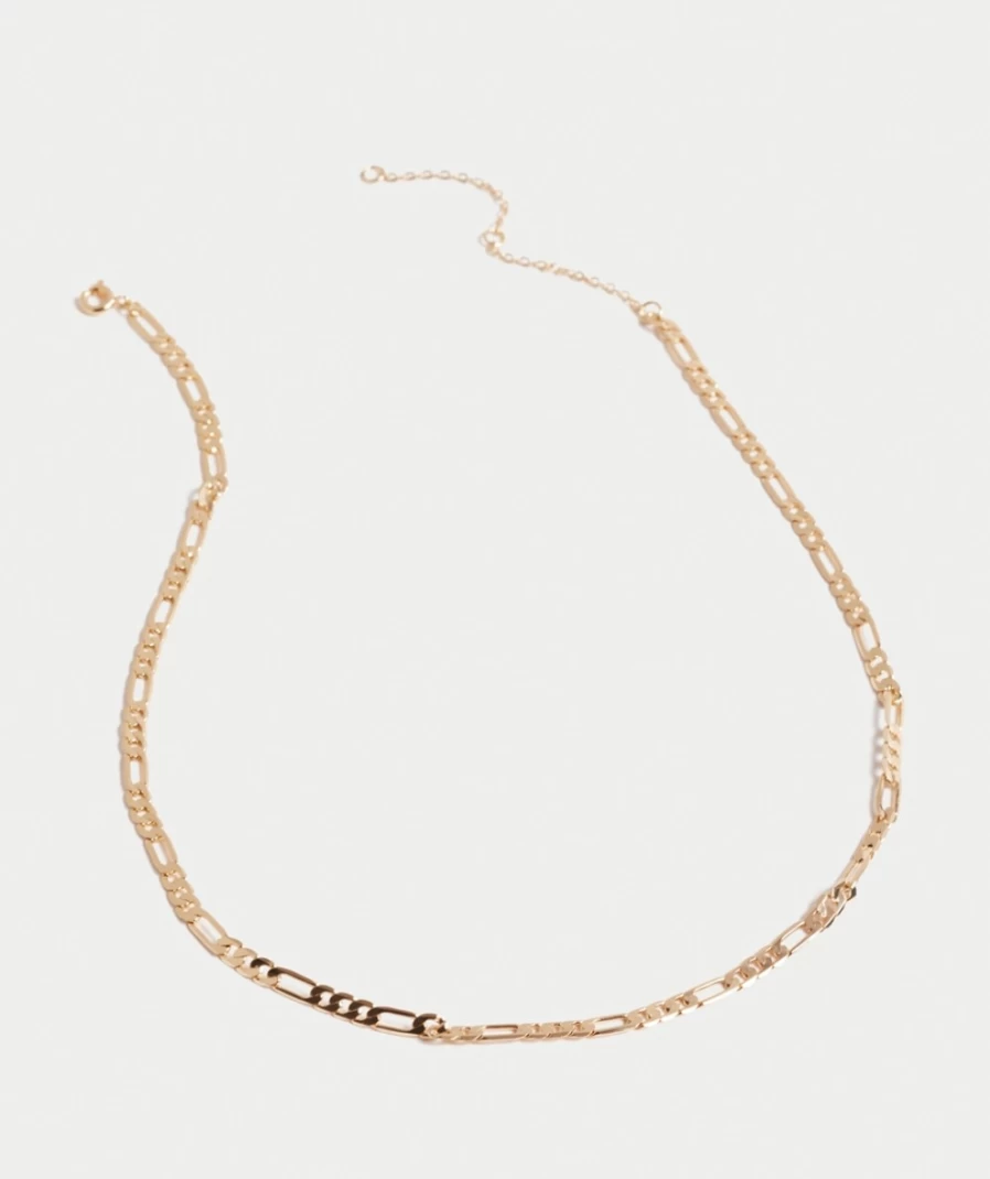 Sportsgirl Women's Gold Plated Figaro Chain Necklace - Elegant Jewelry Gift