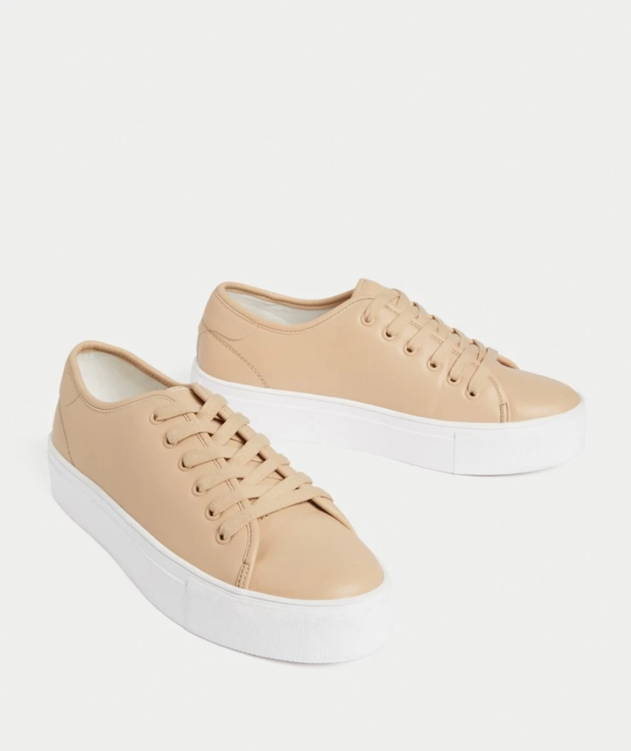 Sportsgirl Women's Beige Harley Sneaker - Casual Comfort Footwear