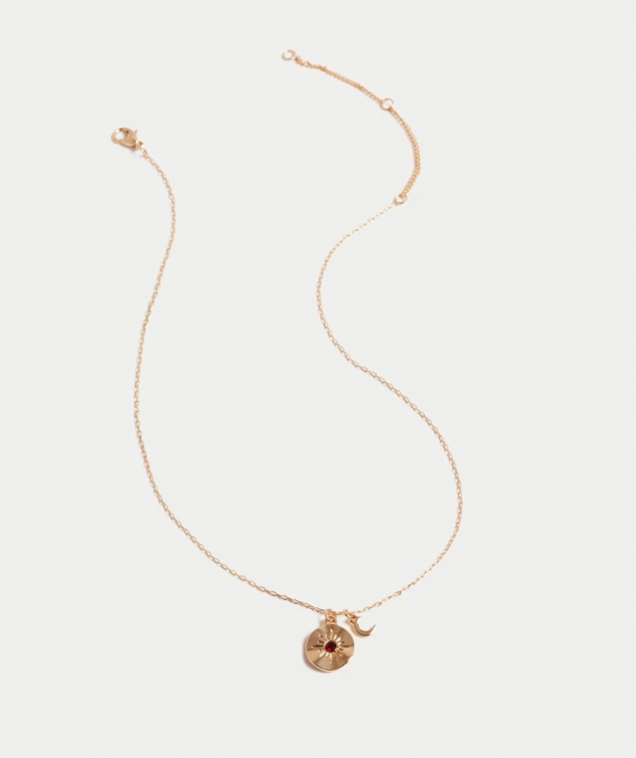 Gold Plated Birthstone Pendant Necklace for Women | Sportsgirl Jewelry