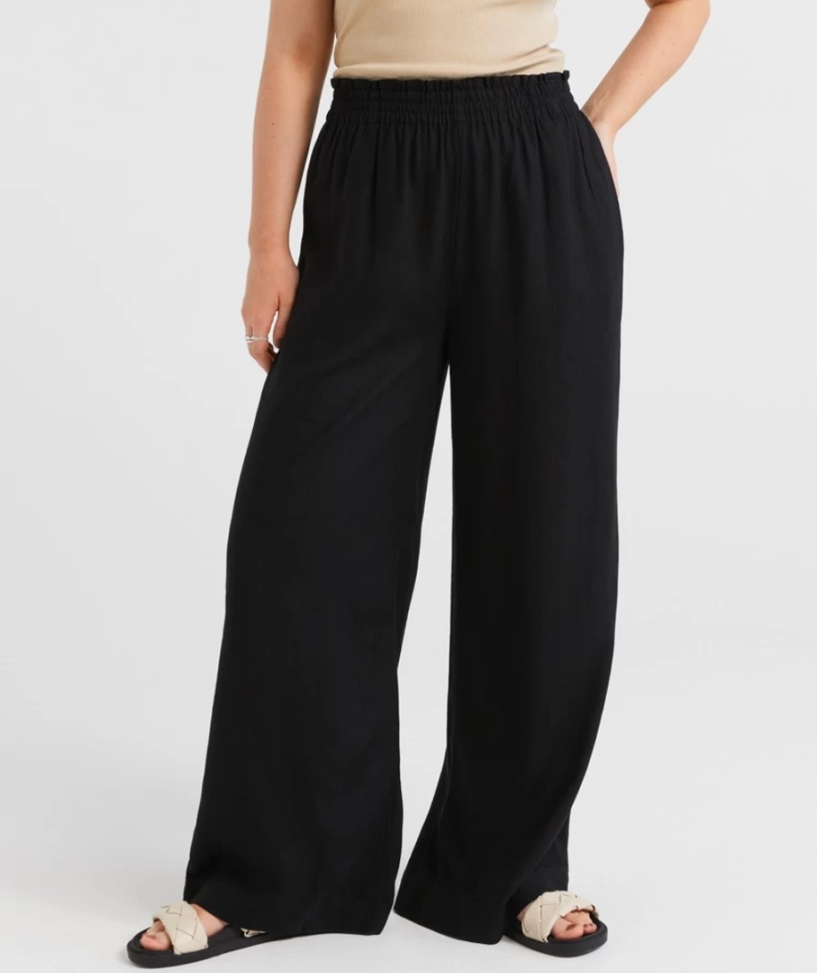 "Sportsgirl Women's Linen Blend Wide Leg Pants – Comfortable & Stylish"