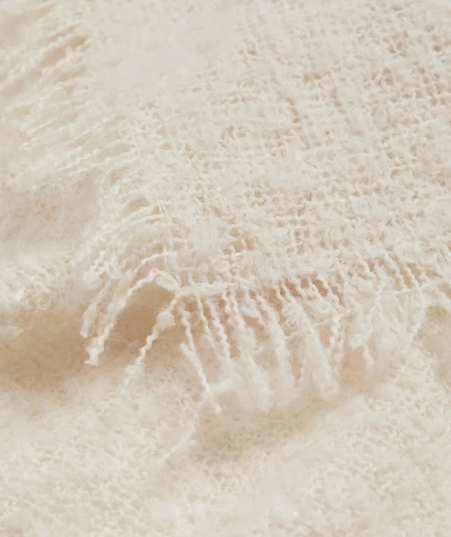 Sportsgirl Women's Cream Sasha Textured Scarf - Soft Fashion Accessory