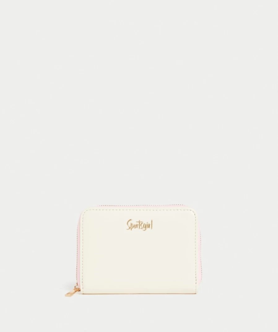 Sportsgirl Women's Bone Small Zip Wallet | Sg Collection Compact Purse