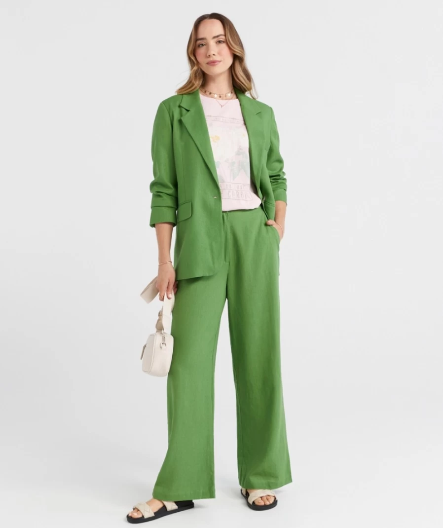 Women's Hazel Linen Blend Pants by Sportsgirl – Comfortable & Stylish Linen Trousers