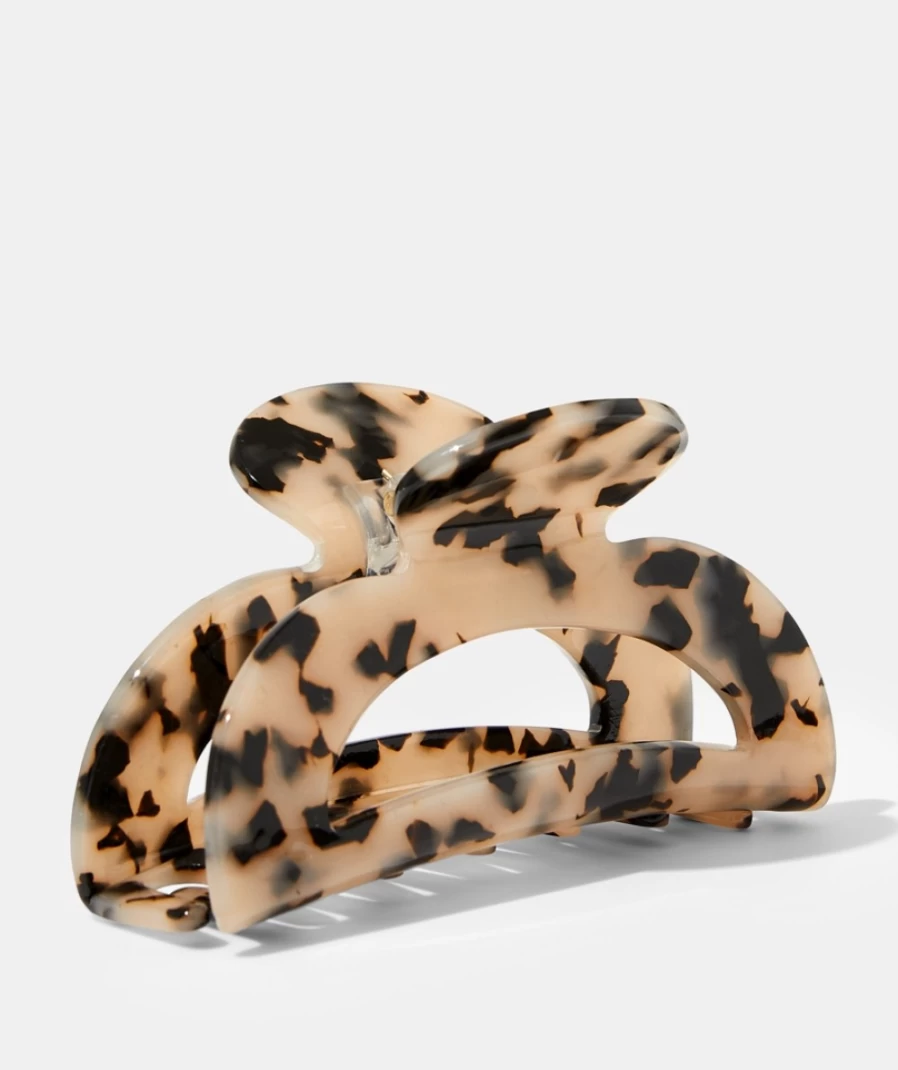 Sportsgirl Women's Tort Classic Hair Claw Clip - Stylish Hair Accessory
