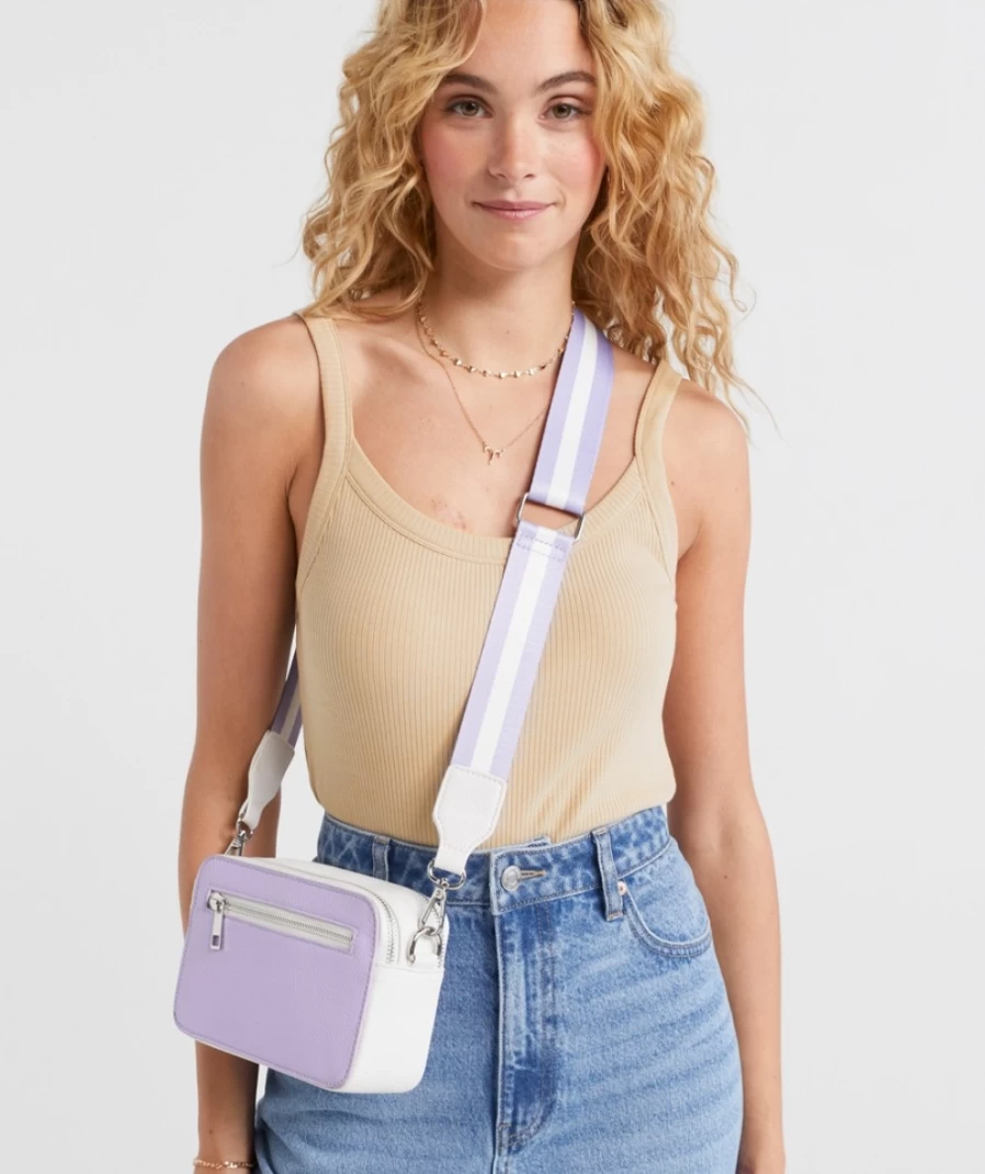 Sportsgirl Women's Lilac Dillon Splice Camera Bag