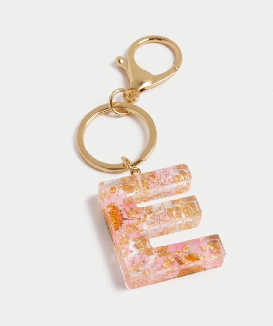 Sportsgirl Women's Daisy Speckled Acrylic Alphabet Keyring - Multi Color Personalized Gift