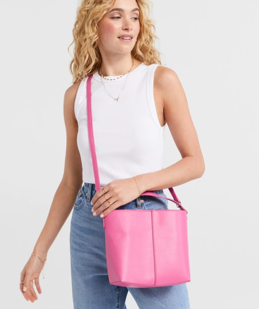 Sportsgirl Women's Hot Pink Andy Handle Bag - Stylish Crossbody Purse for Women
