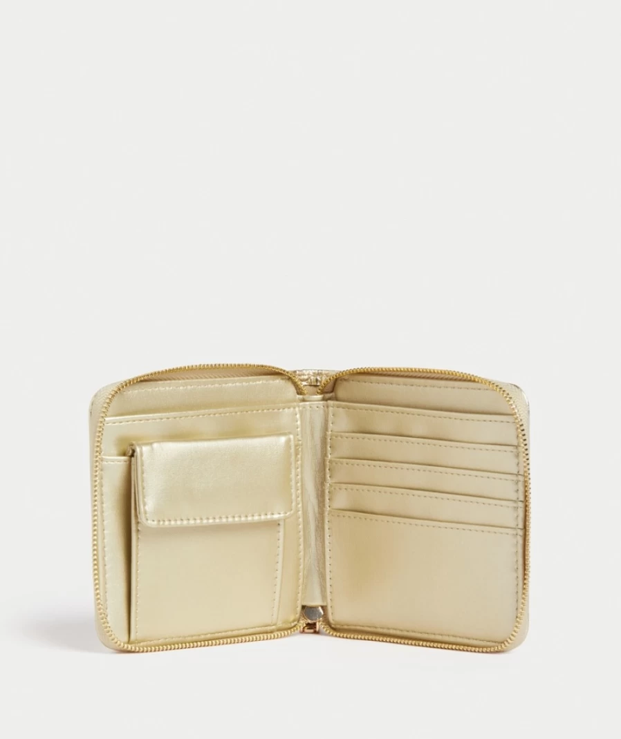 Sportsgirl Gold Zip Around Wallet for Women | SG Collection