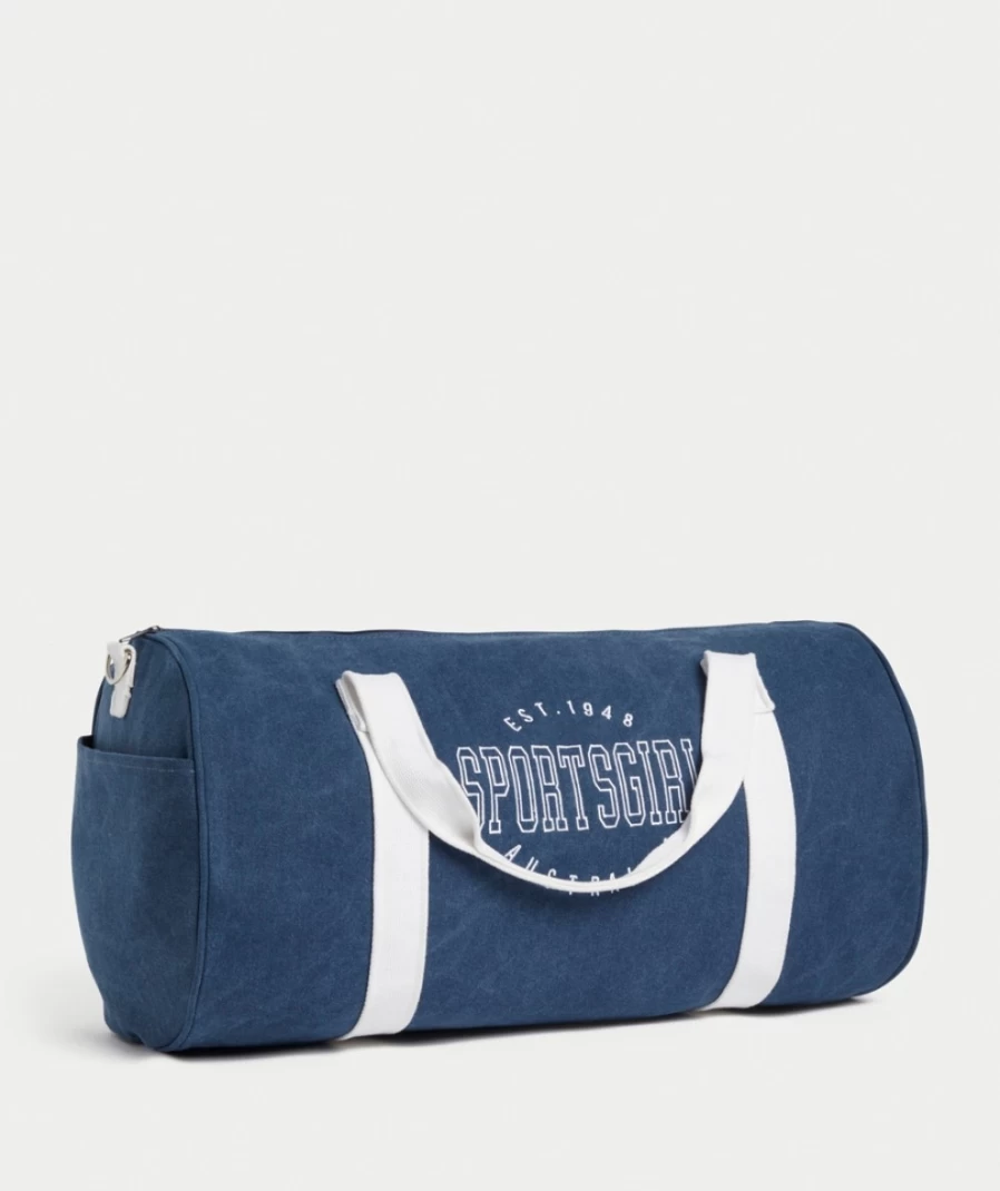 Sportsgirl Denim Collegiate Rewind Duffle Bag for Women
