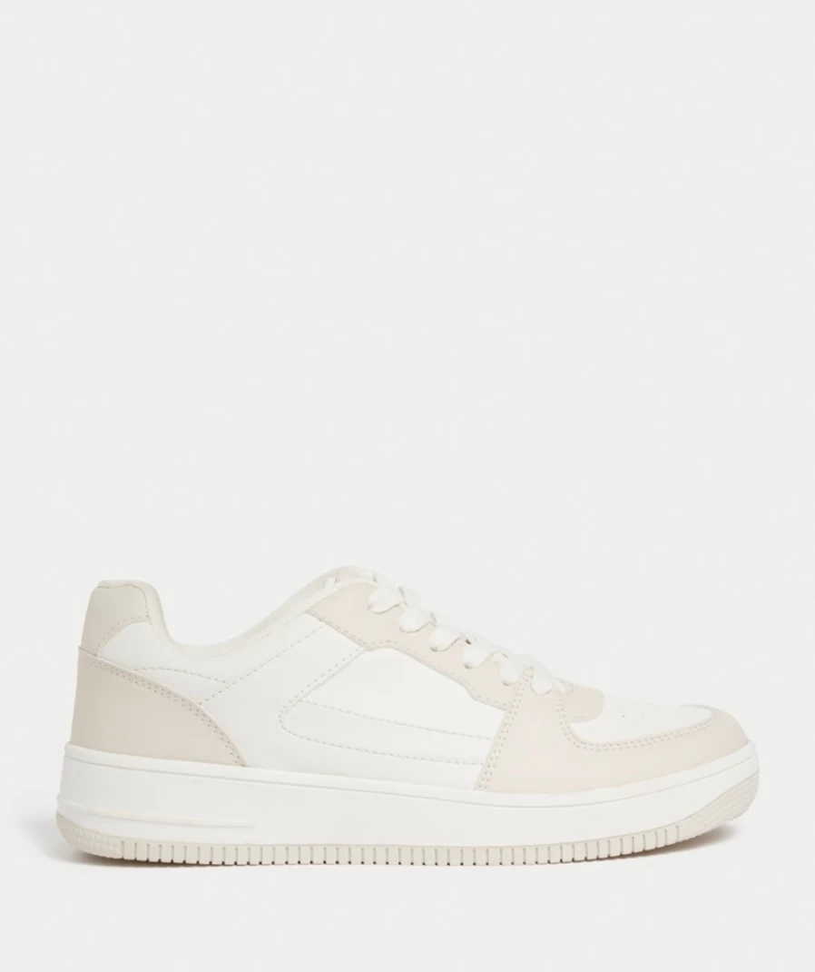 Sportsgirl Women's White Chloe Sneakers - Stylish Casual Shoes