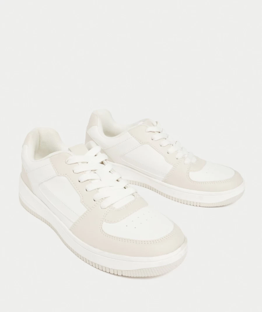 Sportsgirl Women's White Chloe Sneakers - Stylish Casual Shoes